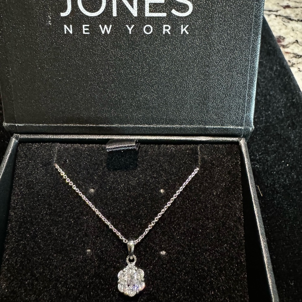 Jones New York Silver Necklace with Pendant